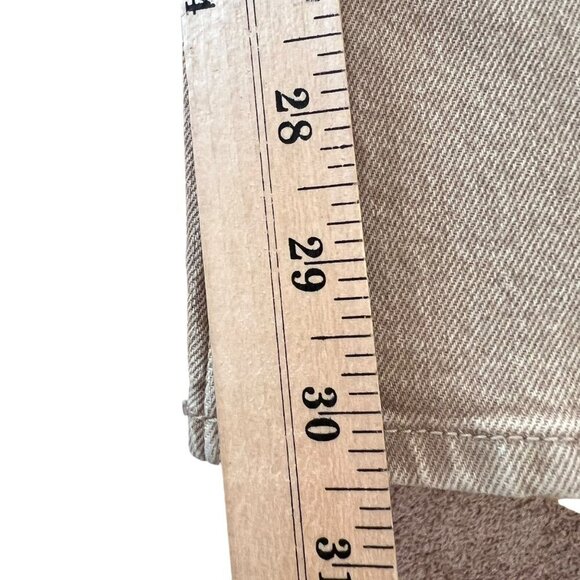 PACSUN Tan Denim Stretch High Rise Bootcut Jeans Size 25 - Picture 6 of 9